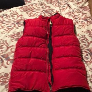 Oshkosh boys red winter vest, size 12!!